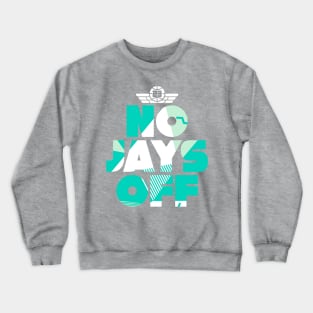 Jay All Day Washed teal Mint Foam Crewneck Sweatshirt